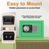 PATRON small safe box with key，mini safe for money，small coin