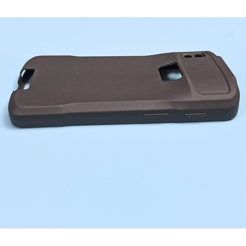 SCDIYEER Protective Case for Zebra TC22/TC27 Scanner, Rugged Black Rubber