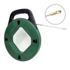 VGongTech 100ft Fiberglass Cable Puller Reel Through Wall Electrical Fish