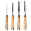 ATOPLEE Wood Chisel Set for Woodworking, 4 pcs Professional Wood