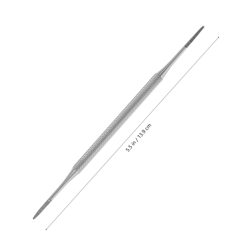WOONEKY 3pcs Toenail File Tool Professional Nail Cleaning Instrument Double-ended