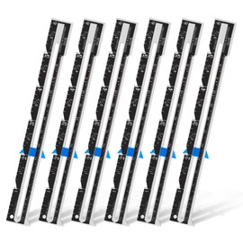 Sliding Gauge,6PCS Sliding Gauge Sewing Measuring Tool Quilting Gauges Ruler Sewing Supplies for Knitting Crafting Beginner Hemming Measuring Projects