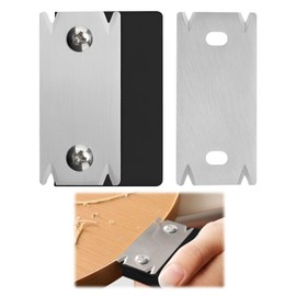 Edge Banding Trimmer Tool,Portable Manual Edge Banding Cutter with Blade,Anti-Slip Hand Planer,Woodworking Edge Trimmer for Wood PVC ABS Veneer Edge Bander Deburring Tool(Black)