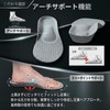 eziu insole 3D arch support, shock absorption, foot arch, memory