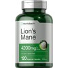 Horbäach Lions Mane Mushroom Extract | 120 Capsules | Vegetarian,