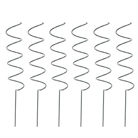 Gatuida 6pcs Tomato Spiral Stakes Spiral Shape Tomato Plant Supports, Iron Garden Plants Holder, 15.74 Inch Reusable Twisted Stakes for Climbing Garden Vines