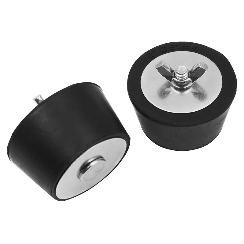 Shiwaki 2 Pack 51mm/2in Rubber Pool Plugs for Winterizing, Spa