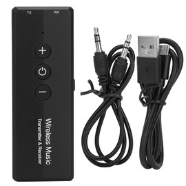 Receiver Transmitter for Bluetooth 5.0 3 in 1 Function Built In ICR10440 Lithium Battery