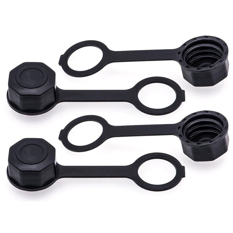 MEAJOO 4PCS Gas Can Vent Caps - Replacement Screw Vent