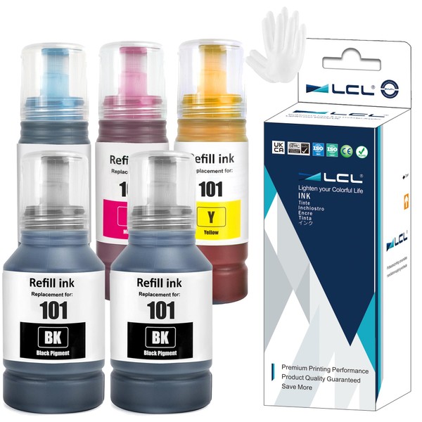 LCL 101 High Capacity Ink Bottle Replacement for Epson 101