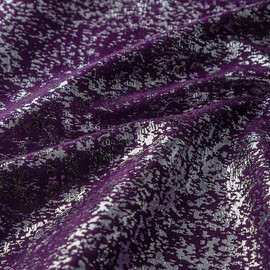 Set of 2, Throw Pillow Covers, Cushion Cases, Decorative Square Pillow Case, Slipover Pillowslip for Home Sofa Couch Chair Back Seat Bedroom Car, Invisible Zipper, 18 x 18 In (Silver- Lavender Purple)