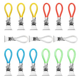 DONQL DONQL 15 Stck Handtuchklammer Handtuch-Haken Bunt Ersatz-?sen Haken Kche Geschirrtcher Haken Set Handtuch Haken Handtuchclips Handtuchhalter-Clips fr Bad Kcher 5 Farben
