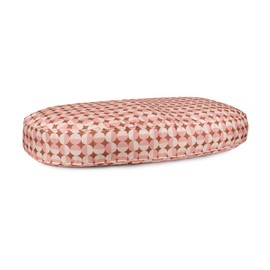 Carolina Pet Oval Lounger Dog Bed - Rosy Geo, XL