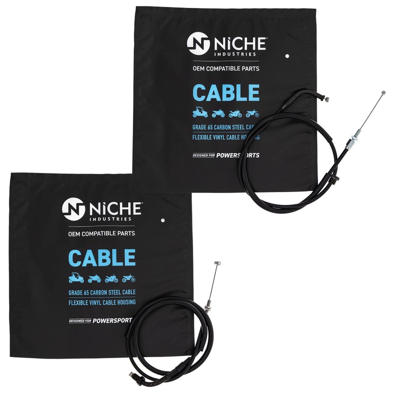 NICHE Push Pull Throttle Cable Set for Honda CB500 CB500K