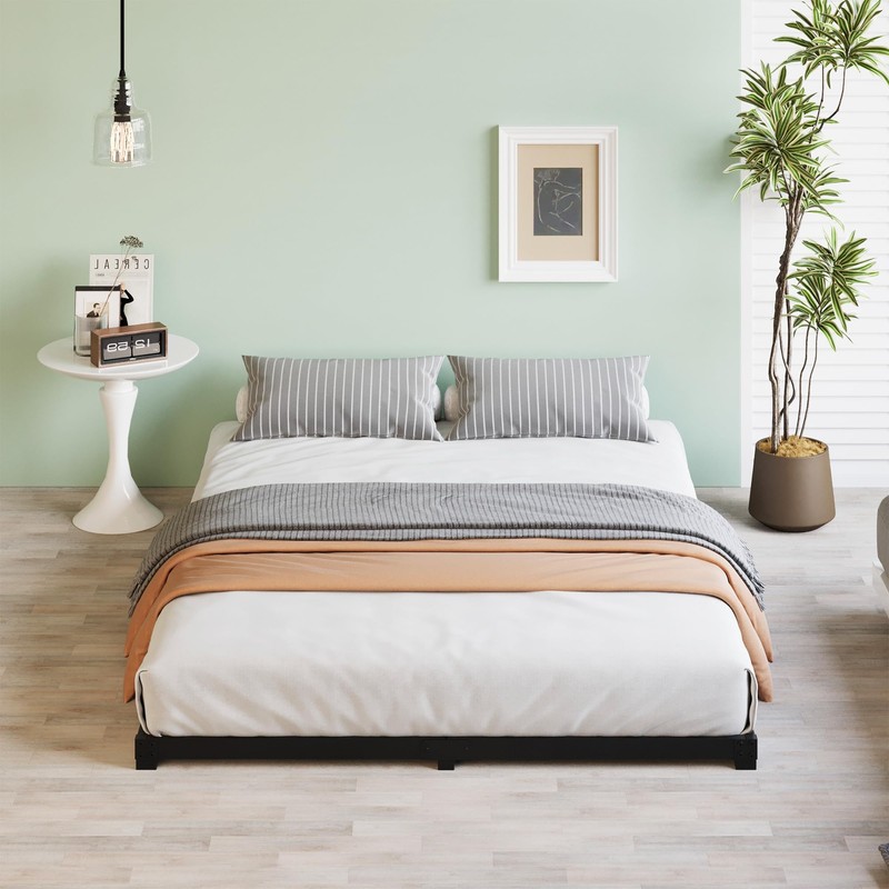 Fly-CTsoar 3 Inch Low Full Size Bed Frame Heavy Duty