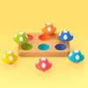 Sassy Mischievous Matching Mushrooms, Sorting Board, Social Emotional Learning Toy,