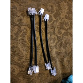 DIY-BizPhones-Win 4 Four Cauchy SS Stepper Communications Cord Phone MK-30 5-5/8" Clear