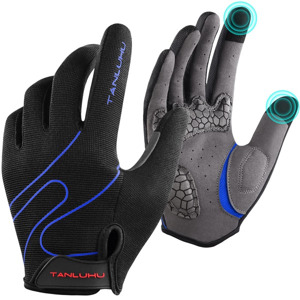 Tanluhu Cycling Gloves - Mountain & Road Biking Gloves for