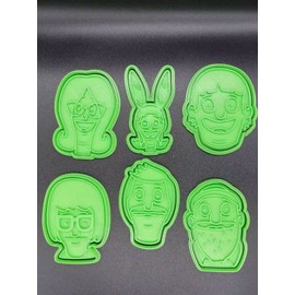 Bob Burgers Cookie Cutter & Stamp