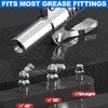 zavcurp Grease Gun Coupler, Grease Joint Fittings, Quick Lock Double