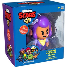 Lansay - Brawl Stars - 1 Articulated Figure 16.5 cm - Shelly - Figures of the Famous Brawl Stars Video Game - Collectible Figure - 4 Models to Choose From - Age 8+