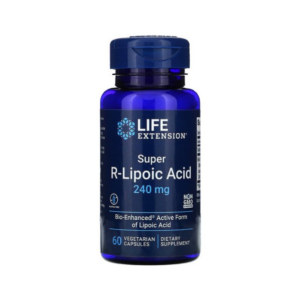 Life Extension Super R-Lipoic Acid 300 mg 60 veg. caps