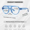 Gr8Sight 6 Pack Pilot Reading Glasses for Women Metalless Screwless