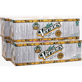 Vernor's Ginger Ale Diet, 12 oz Can (Pack of 12)