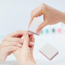 YPYMOD Pack of 30 Nail File Blocks, Professional Buffer Nail Files, Sanding Blocks, Nail File Manicure Tool, for Manicure, Pedicure and Nail Modelling (White)