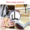 Ylinwtech High Quality Professional Measuring Tool, 90° Try Angle, Solid