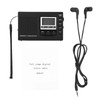 VBESTLIFE Portable Mini Radios FM/MW/SW Receiver w/ Digital Alarm Clock