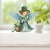 ARTopet DIY Diamond Pendant Ornament St. Patrick's Day Clover Angel