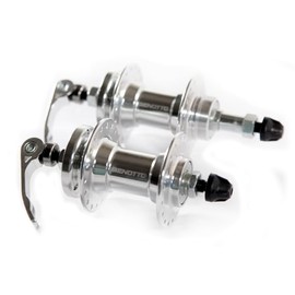 BENOTTO Maza 36x36B Rueda Libre Alumnio con Bloqueos Compatible Disco Rotor Plata GL-B10 (2 Piezas)