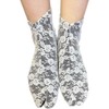 MiAn 2 Color Set, Double Lace Tabi Socks, Floral Pattern,
