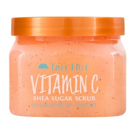Tree Hut Sugar Body Scrub 18 Ounce Vitamin C (Pack of 3)