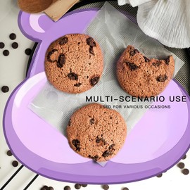 50 Pcs Hippo Placemats 13" Cute Purple Animal Disposable Paper Place mats Table Mats for Dinner Wedding Party Decor