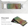 Keycaps PBT Translucent Sublimation Rainbow Gradient Mechanical 108 Keycaps for