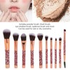 10pcs Makeup Brushes Set Soft Bristles Portable Cosmetics Tool Kits
