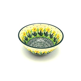 Polish Pottery Bowl - Small Nesting (5 1/2") - Daffodil
