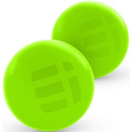 Lacrosse Ball Massage Ball Therapy for Myofascial Release and Physical Therapy, Deep Tissue Trigger Point Ball for Back, Foot Massage Ball, Plantar Fasciitis, Firm 2.5" Diameter 2 Pack (Lime Green)
