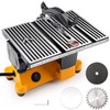Sbestily Mini Table Saw, Portable Multi-Functional Electric Miter Saw for