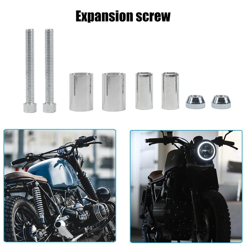 KACCDE Motorcycle Modification 13-19mm Expansion Screw Hand Guard Handlebar End