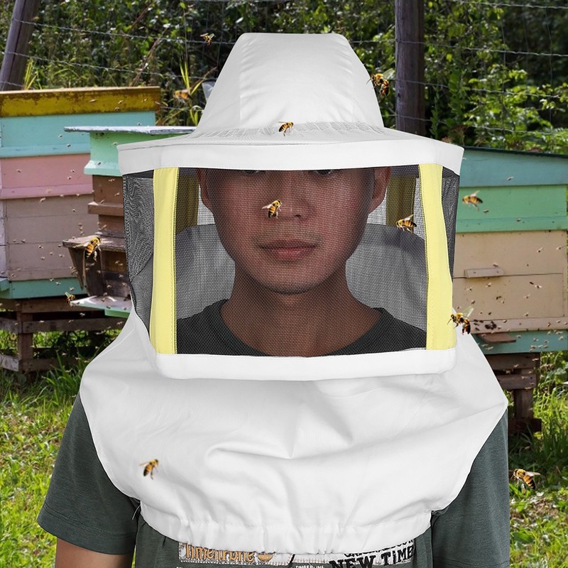 Protective Bee Keeping Hat Veil Anti Bee Net Cap Apiculture