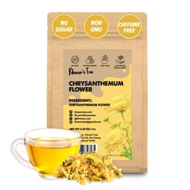 Chrysanthemum Tea - Chrysanthemum Flower Loose, Caffeine-Free, Antioxidant Herbal Infusion Tea 3.52 Oz, Sourced from Thailand