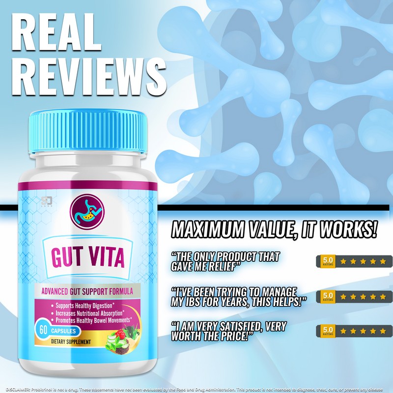 Gut Vita (2 Pack) Gut Vita, Gut Vita Digestion &