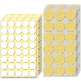 TOMIBAOLE 200Pcs Clear Adhesive Dots & Masking Tapes,20mm/0.79" Sticky Double Sided Dots Glue with Masking Tape for Wall Poster,Pictures,Party,Balloons (400, 20mm+30mm Masking Tapes)