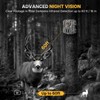 WOSPORTS Mini Trail Camera 2 Pack 24MP 1080P HD Trail
