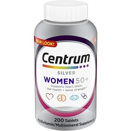 Centrum Silver Multivitaminico Mujer 50 + 200 comprimidos Sin sabor