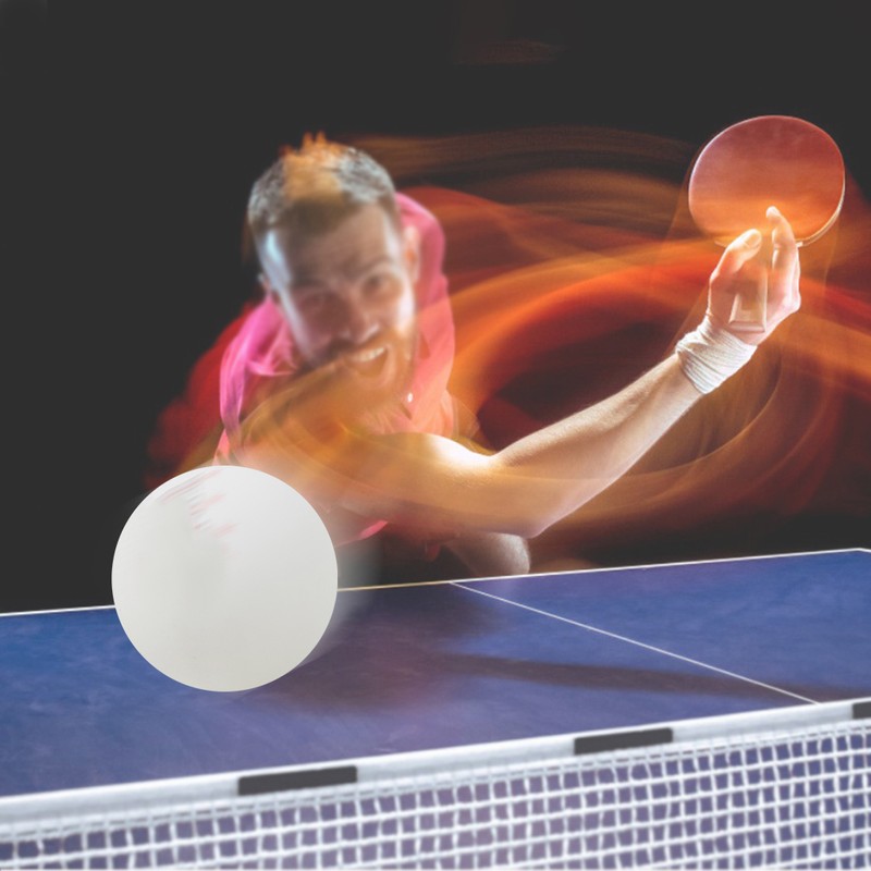 60PCS 40mm Standard Durable ABS Practice Training Exercise Ping Pong