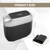 wuyaoyao Mini Car Trash Can with Lid, Portable Garbage Can
